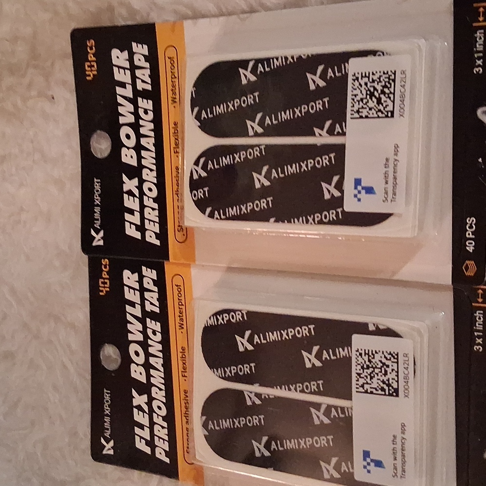 Black Flex Bowler Performance Tape